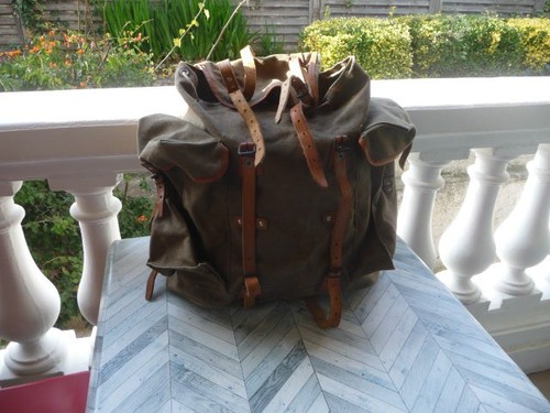 Sac dos militaire ancien - a,