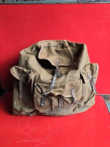 Ancien sac dos militaire - sac,