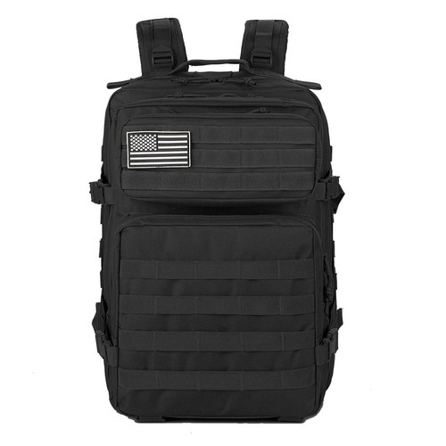 Sac militaire tactique noir - militaire,